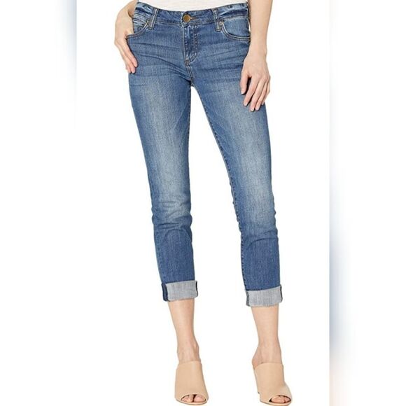Kut from the Kloth Jeans Catherine Boyfriend sz 0 - Picture 1 of 9